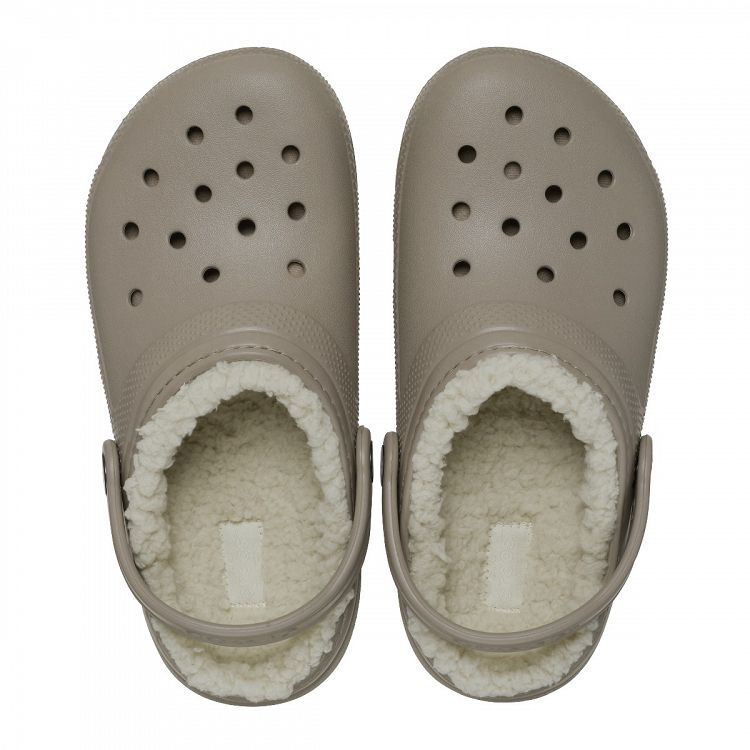 Classic Lined Clog K - Mushroom/Bone