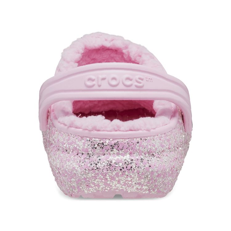 Classic Lined Glitter Clog T - Flamingo