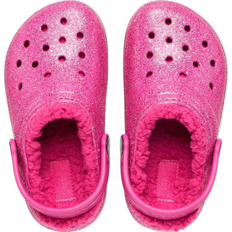 Classic Lined Glitter Clog T - Fuchsia Fun/Multi