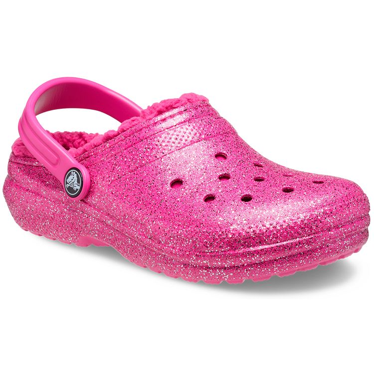 Classic Lined Glitter Clog T - Fuchsia Fun/Multi