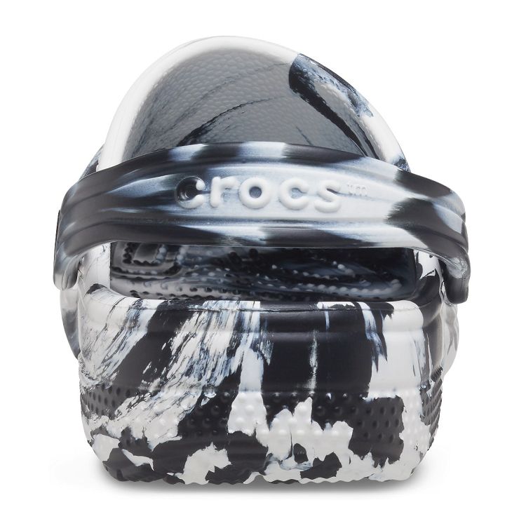 Classic Marbled Clog K - Black/White