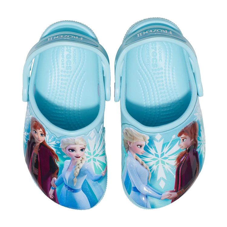 FLDisneyFrozenIIClog K - Ice Blue