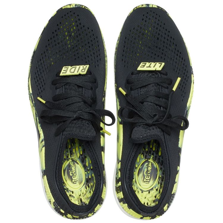 LiteRide 360 Marbled PacerM - Black/Citrus