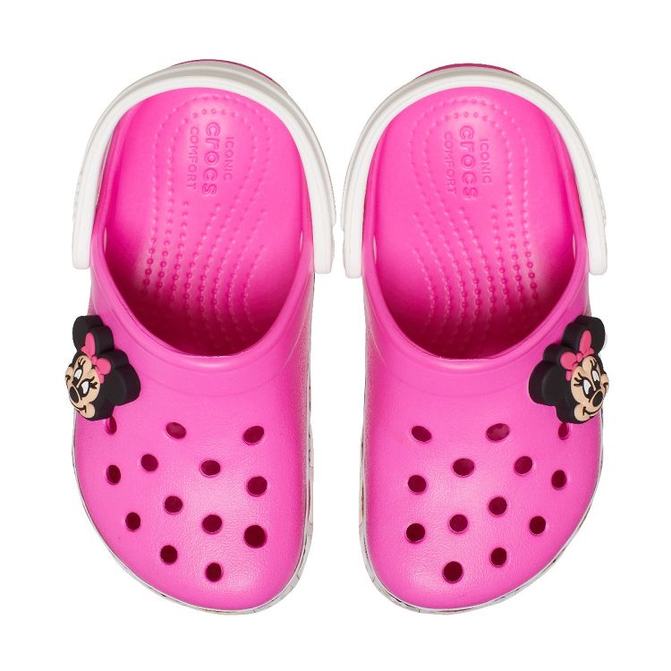 FL Minnie Mouse Band Clog T - Electric Pink