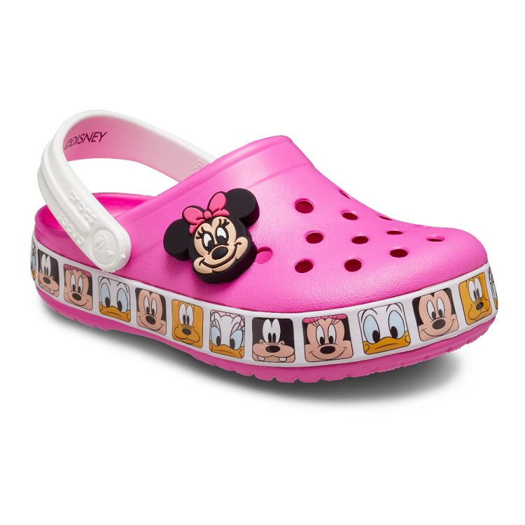 FL Minnie Mouse Band Clog T - Electric Pink