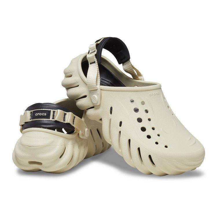 Echo Clog - Bone/Black