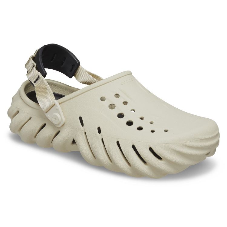 Echo Clog - Bone/Black