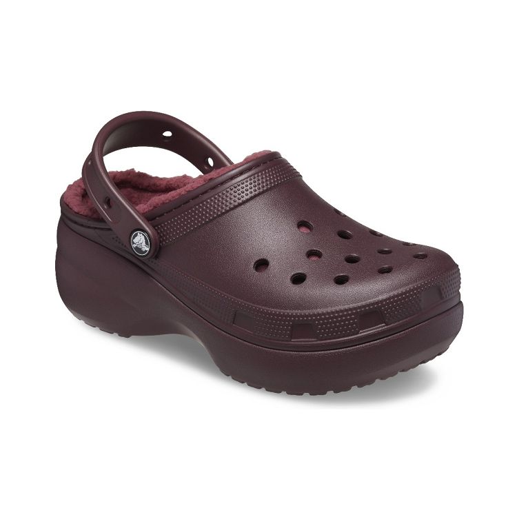 Classic Platform Lined Clog W - Dark Cherry