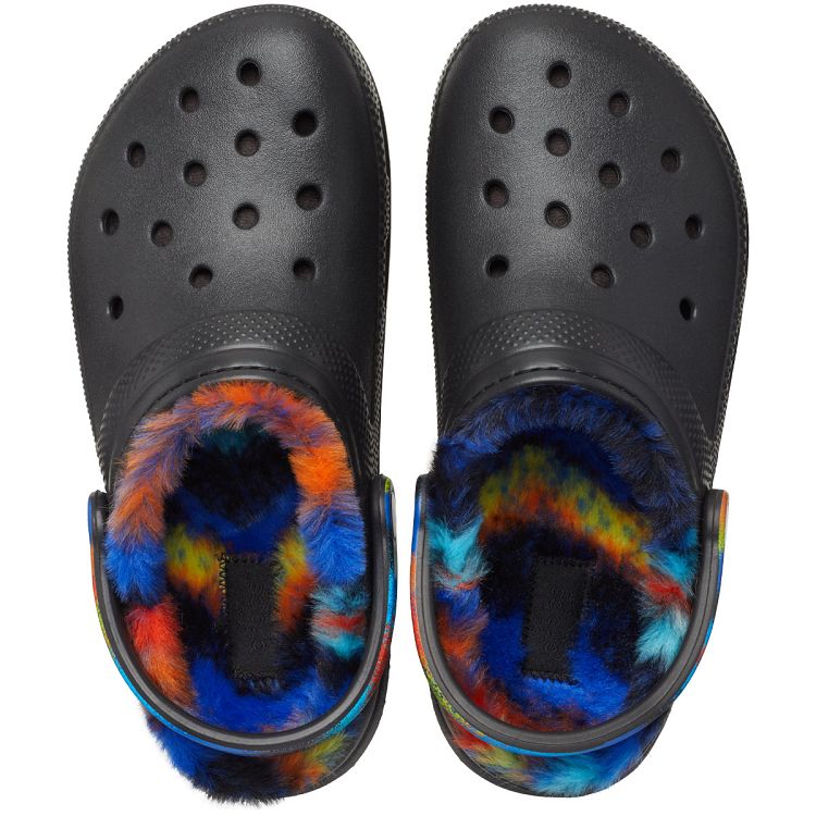 Classic Lined Spray Dye Clog - Black/Multi