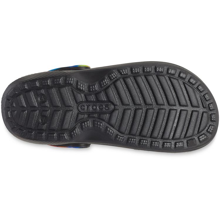 Classic Lined Spray Dye Clog - Black/Multi