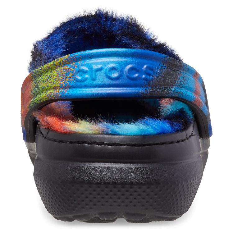 Classic Lined Spray Dye Clog - Black/Multi