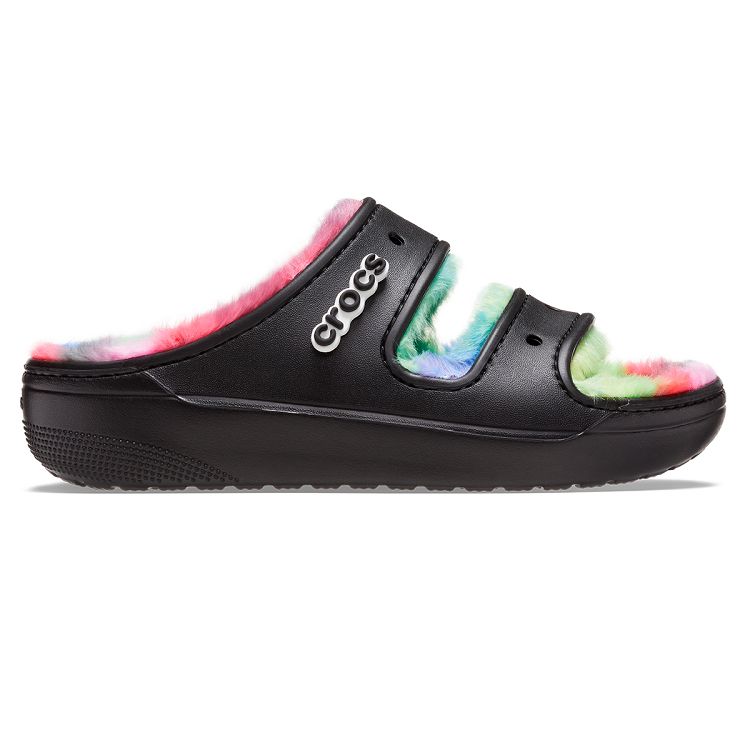 Classic Cozzzy Spray Dye Sandal - Black/Multi