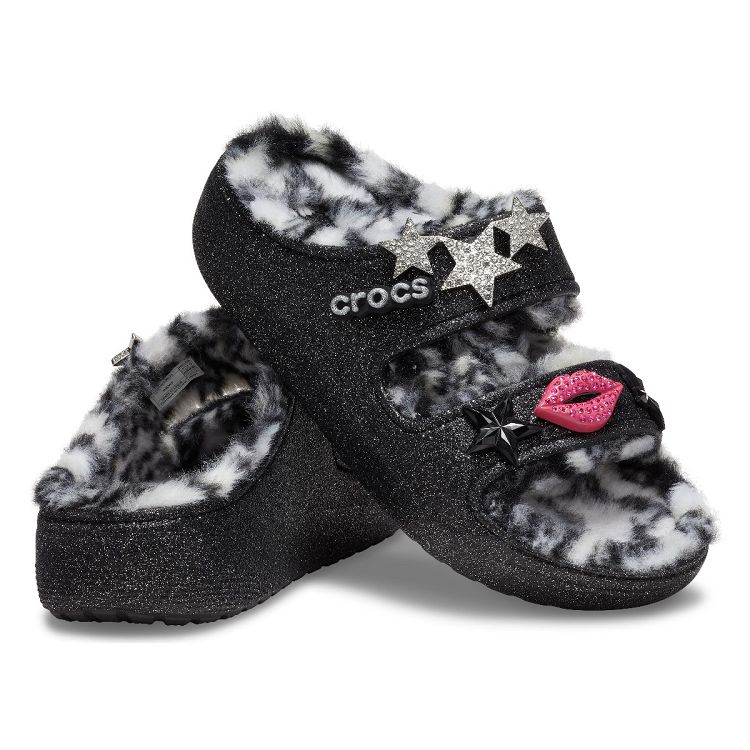 Clsc Cozzzy Disco Glitter Sandal - Black/Multi