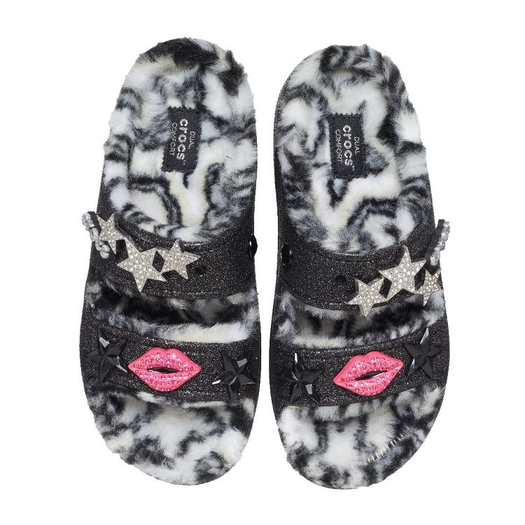 Clsc Cozzzy Disco Glitter Sandal - Black/Multi