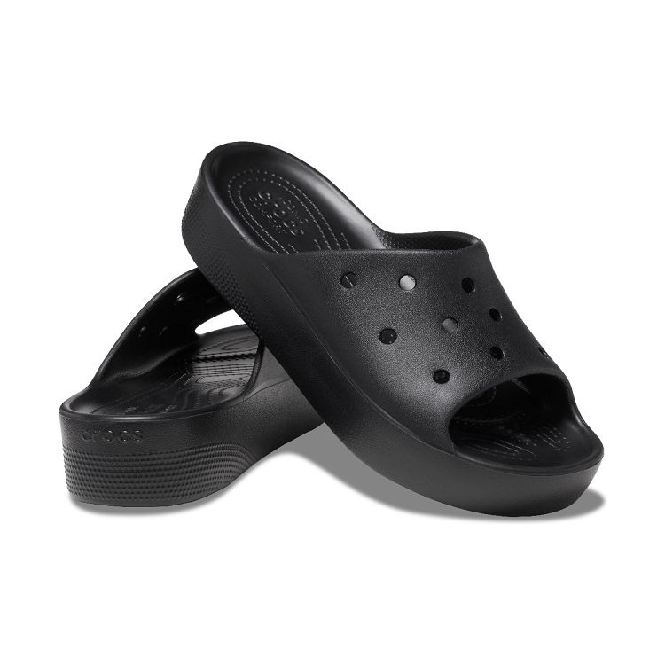 Classic Platform Slide - Black