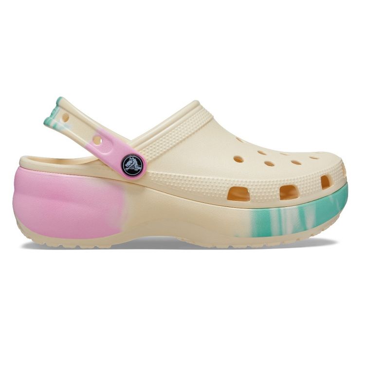 Classic Platform Ombre Clog W - Vanilla/Multi
