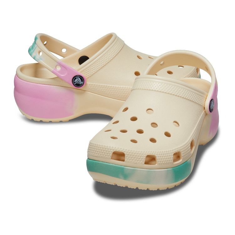 Classic Platform Ombre Clog W - Vanilla/Multi