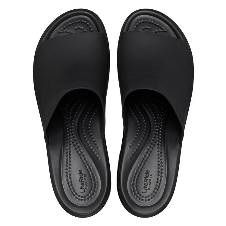 Brooklyn Slide Heel - Black/Black