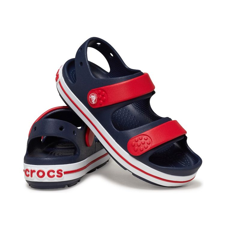 Crocband Cruiser Sandal T - Navy/Varsity Red