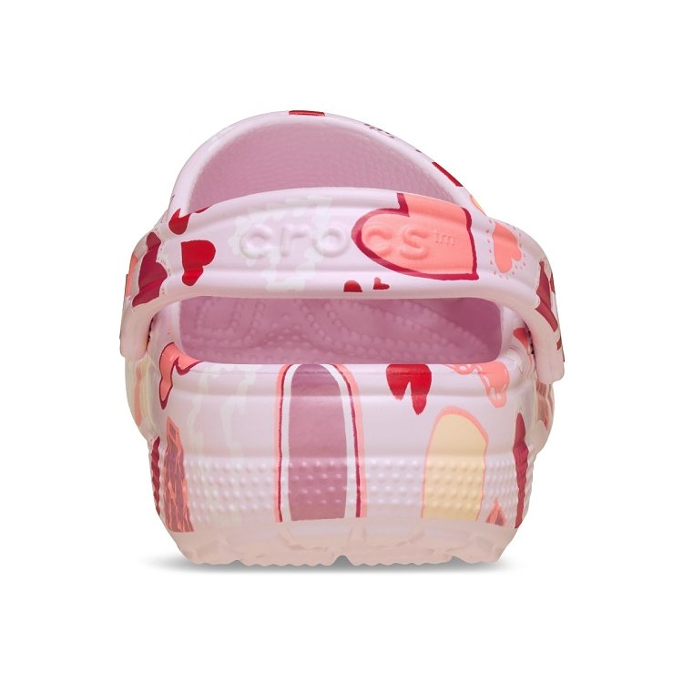 Classic VDay Clog K - Pink Milk/Hearts