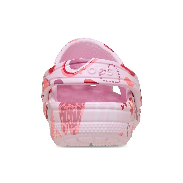 Classic VDay Clog T - Pink Milk/Hearts