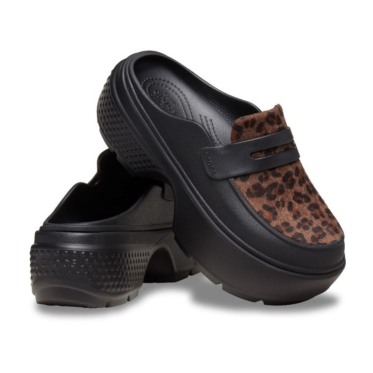 Stomp Leopard Loafer - Black/Multi Animal