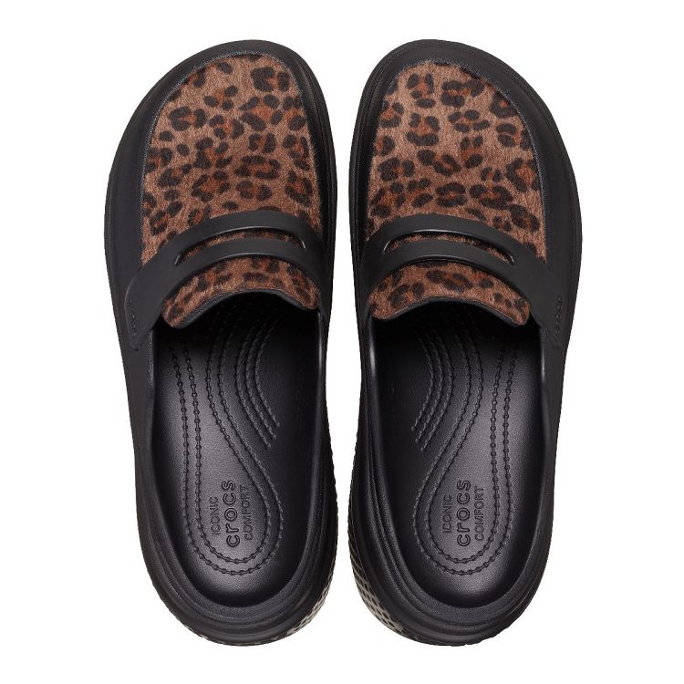 Stomp Leopard Loafer - Black/Multi Animal