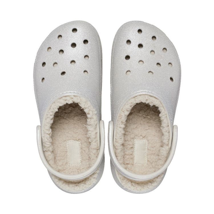 Cls Platform Glitter Lined ClogW - Silver