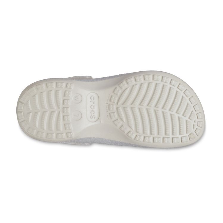 Cls Platform Glitter Lined ClogW - Silver
