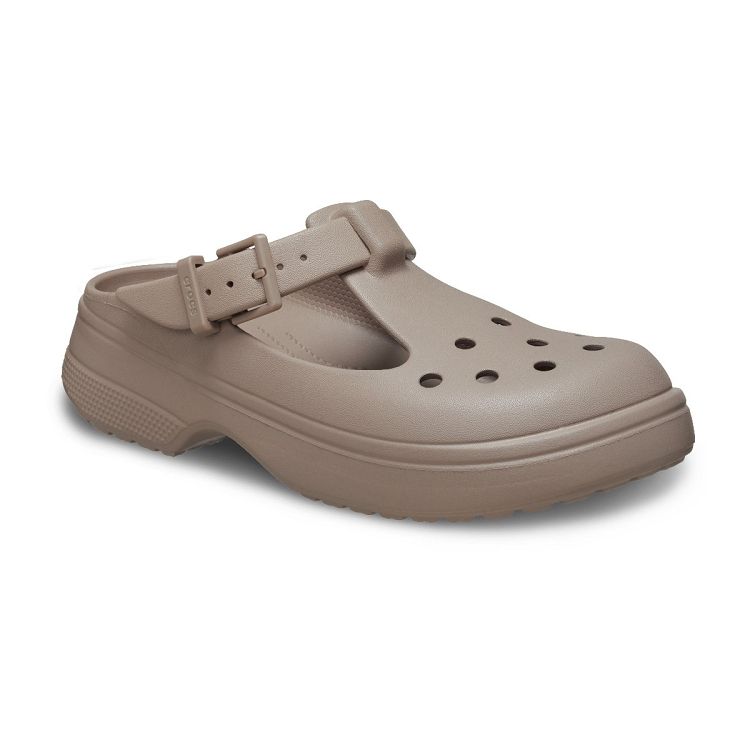Classic Mary Jane Clog - Taupe