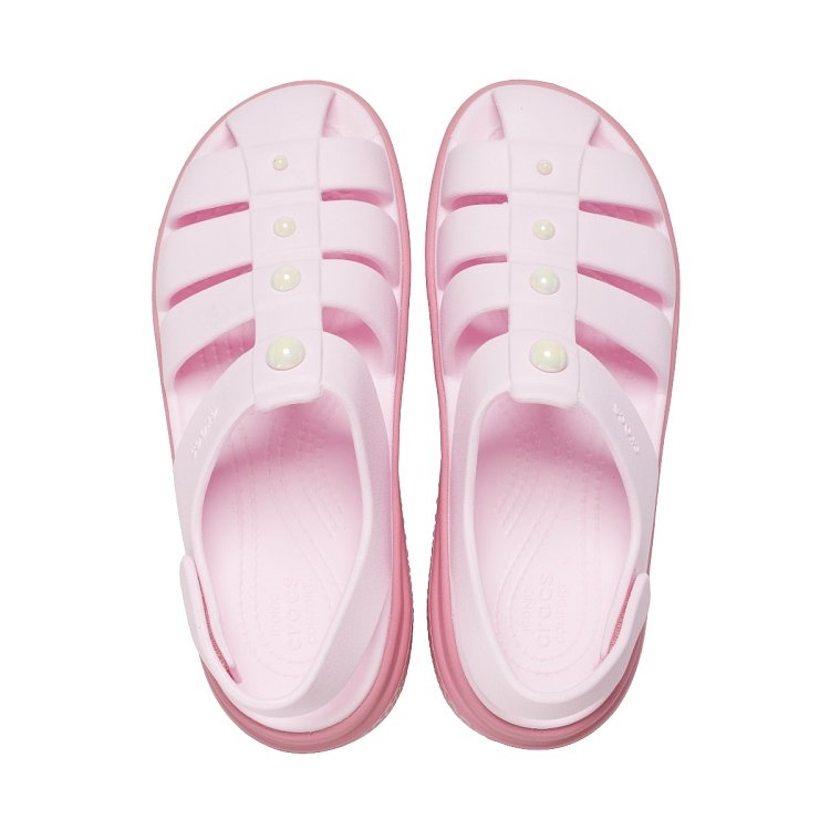 Stomp Fisherman Pearl Sandal - Rosette