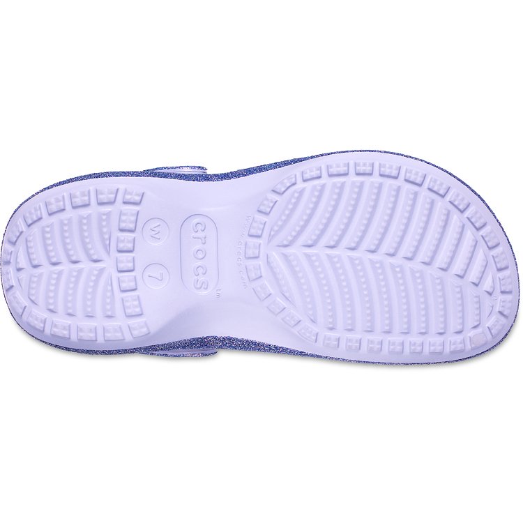 Platform Irid Glitter Clog - Purple Moon
