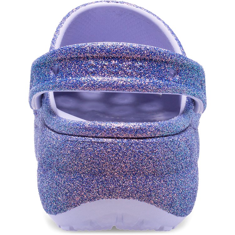 Platform Irid Glitter Clog - Purple Moon