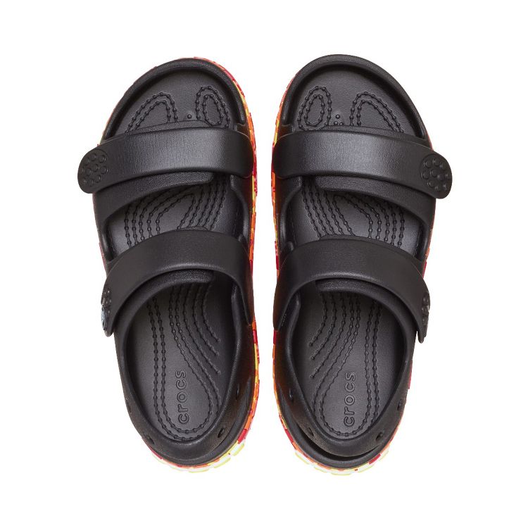 Crocband Cruiser Flames Sndl K - Black