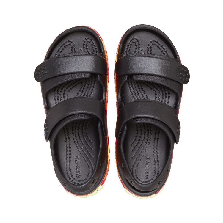 Crocband Cruiser Flames Sndl T - Black