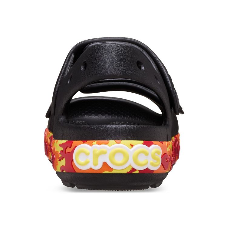 Crocband Cruiser Flames Sndl T - Black
