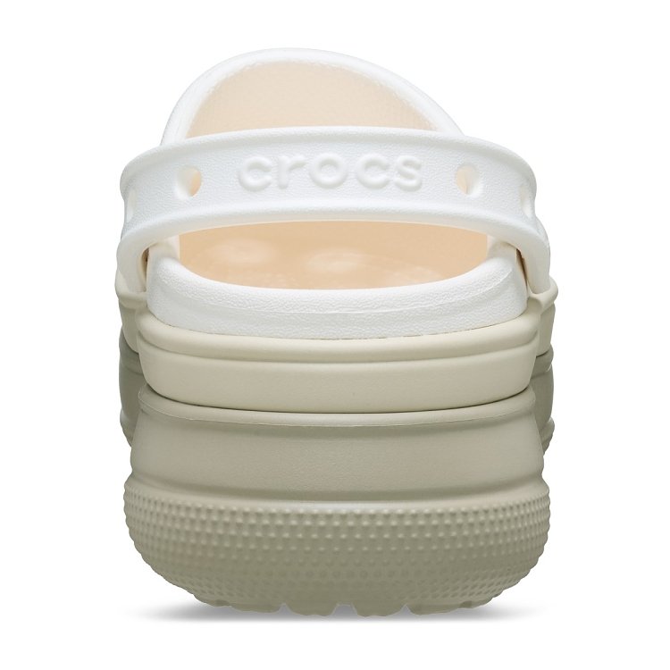 Classic Stacked Clog - Chalk
