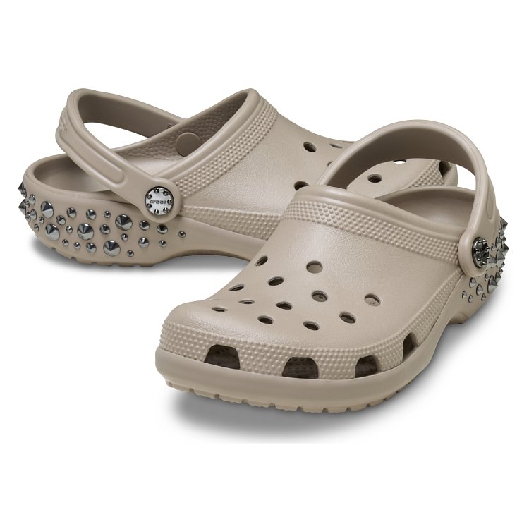 Classic Studded Clog - Taupe