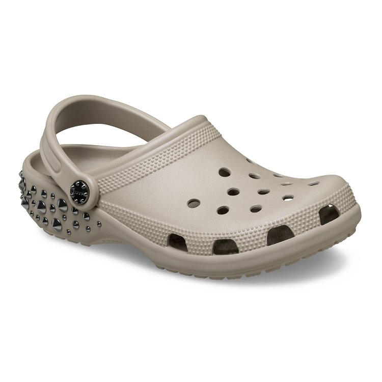 Classic Studded Clog - Taupe