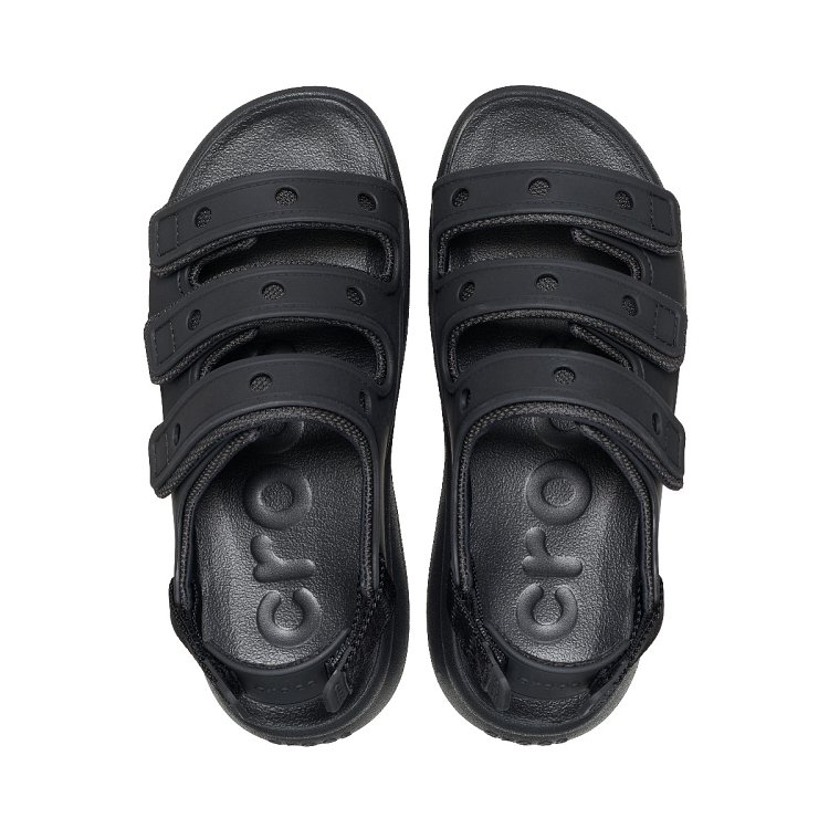 Soho Frosted Sport Sandal - Black