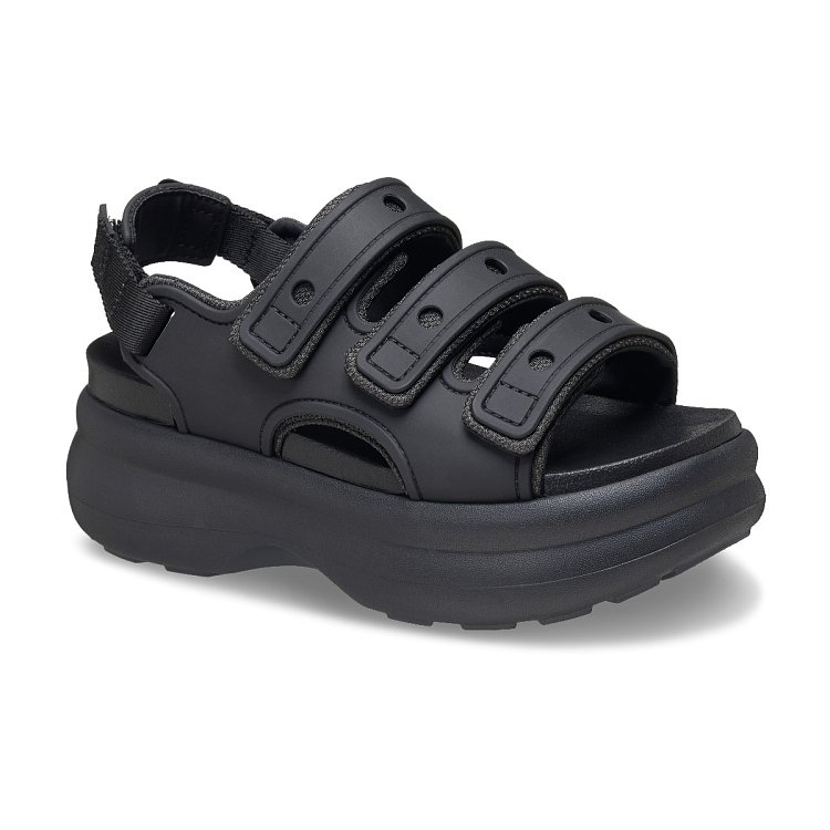 Soho Frosted Sport Sandal - Black