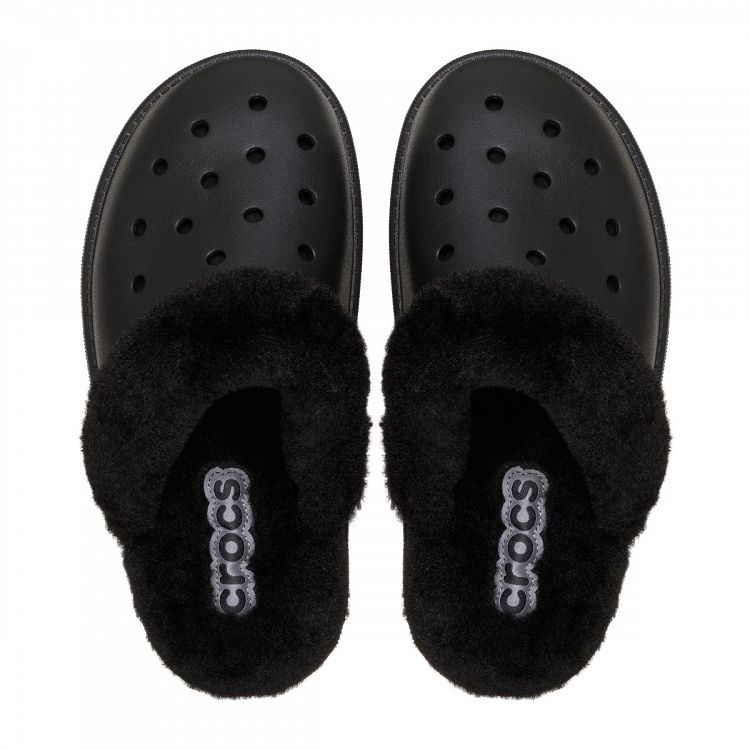 Classic Fuzz Scuff - Black