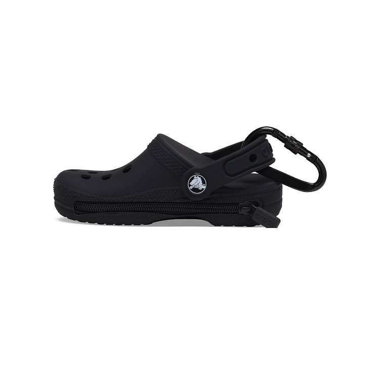 Classic Clog Pouch Bag Charm - Black