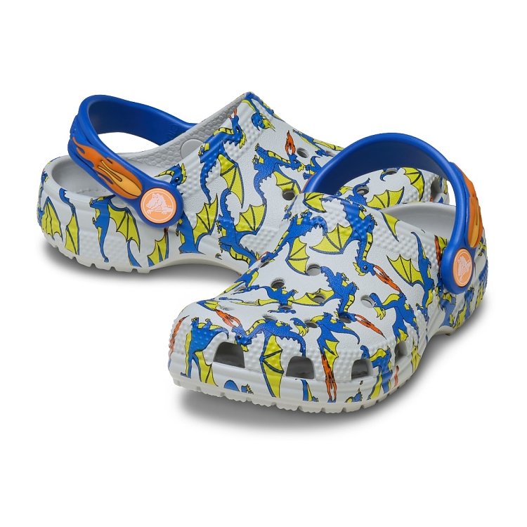 Classic Dragon Graphic Clog T - Atmosphere
