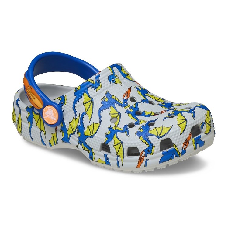 Classic Dragon Graphic Clog T - Atmosphere