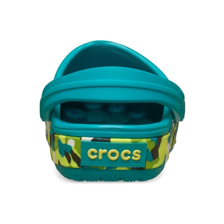 Crocband Glow Confetti BandCgT - Turbo Teal/Multi
