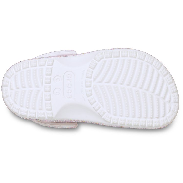 Classic Fantasy Glitter Clog T - White