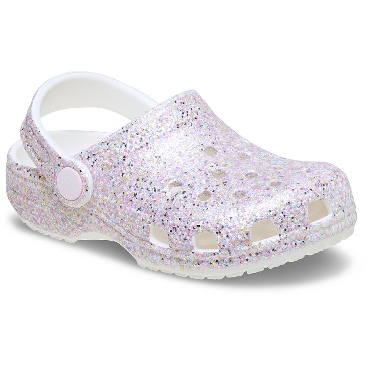 Classic Fantasy Glitter Clog T - White
