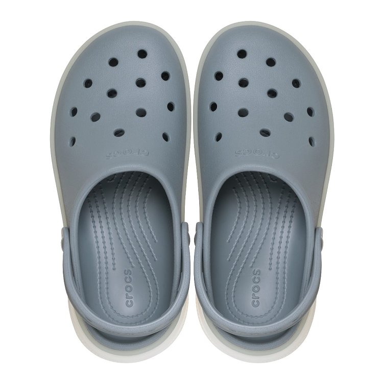 Classic Frosted Stacked Clog - Concrete