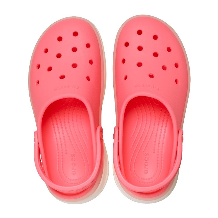 Classic Frosted Stacked Clog - Guava